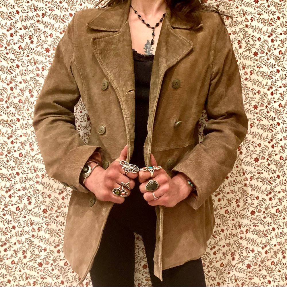 Chic Leather coat by RUBBISH